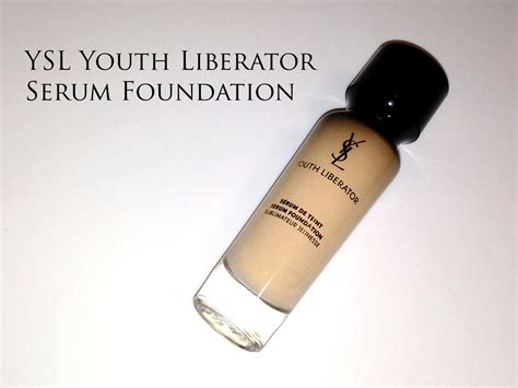 ysl youth serum foundation